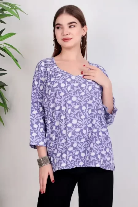 SHORT TOP WITH GATHERS