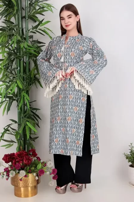 KURTA LONG PEARL LACE