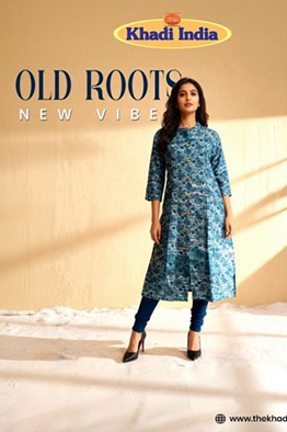 Women’s Kanpuri Shirting Printed Khadi Kurta
